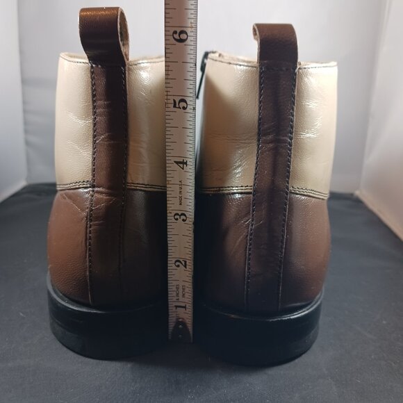 Vintage 70's Original Stacy Adams Madison Spat Boot Men's Cap Toe Size 11D - Picture 9 of 12